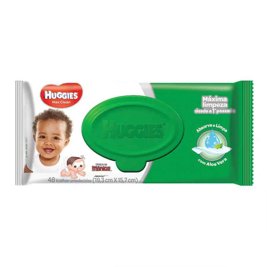 Lenços Umedecidos Huggies c/ 48 un.