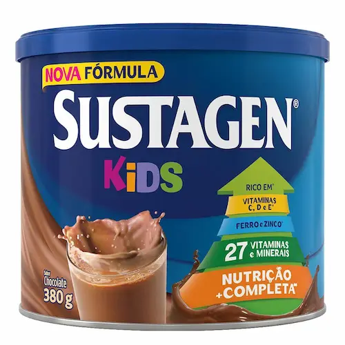 Sustagen Kids Complemento Alimentar Chocolate Lata 380G